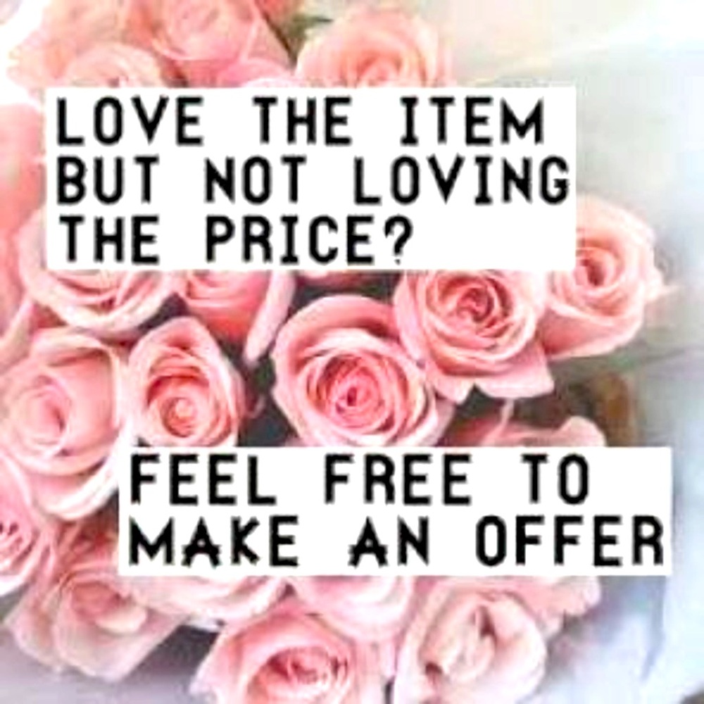 Accepting all reasonable offers.